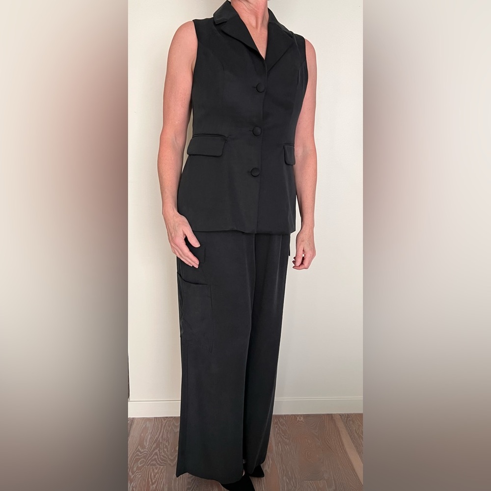 Reformation black vest